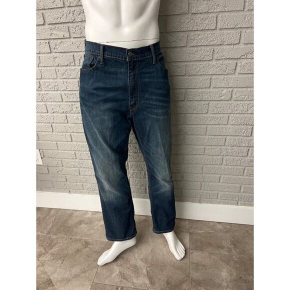 Levi’s Men Classic Blue Jeans Size 38W 40L - Picture 1 of 9